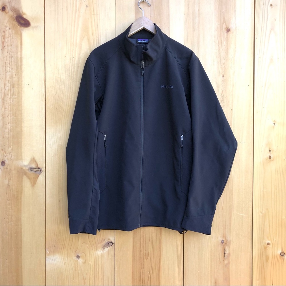 Patagonia Mens Black Polartec Zip Up Jacket Sz XL